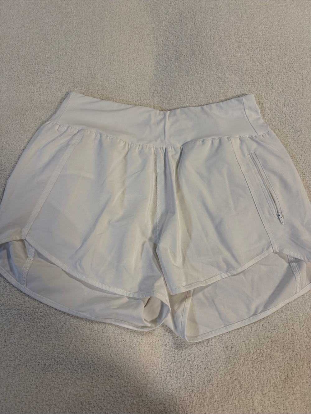 BMJL Lined Women's Athletic Shorts with Zipper Pocket